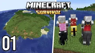 HERE WE GO! - Minecraft Crew Survival - Part 1