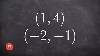 Find the Distance between the two points | Geo Q3