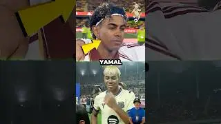 Why does YAMAL ALWAYS LAUGH during the anthem? 