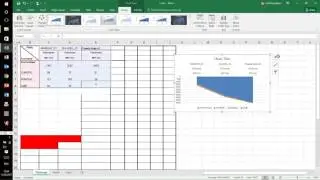 Geological Stratigraphic Correlation and Cross section preparation in Ms Excell