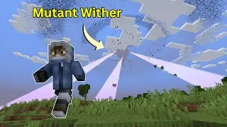 I Added the Wither Storm to my Minecraft World (Cracker's Wither Storm Mod)