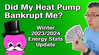Did My Heat Pump Bankrupt Me Over Winter 2023/2024? Energy Stats Update!