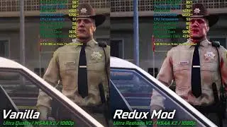 Grand Theft Auto V (PC) - Vanilla and Redux Graphics