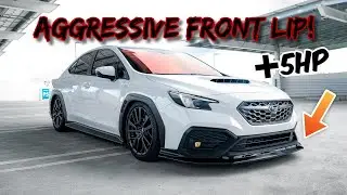 The Most Aggressive Front Lip For Your 2022 Subaru WRX!