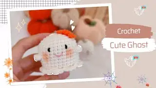 Crochet Ghost 👻👻👻#ghost #halloween #crochet #diy #handmade