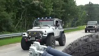 Electric City Jeepers Cruise to Mountain Rest, SC Hillbilly Festival