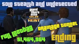GTA Online Stealing the Madrazo Files Solo and Undetected! Cayo Perico Heist DLC Ending!