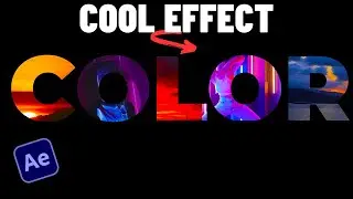 Vids Behind Letters!!! Use This COOL Trick in AE!!!