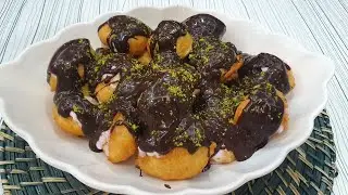 BU LOKMALAR BİR EFSANE!! EN PRATİK İÇİ DOLGULU ÇİKOLATA SOSLU LOKMA TARİFİ