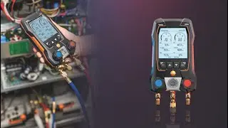 Testo 550s | Smart Digital Manifold with Bluetooth | 2 Way Valve Block Features