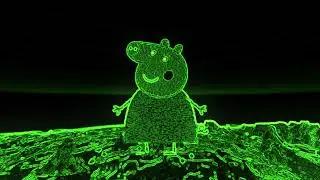 Snort Peppa Pig Family in Minecraft Vocoded To Geometry Dash Stereo Madness