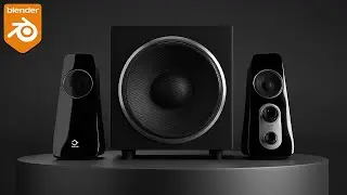 Speakers 3D Animation | Blender 3D Product Animation