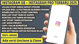 Cobain Sekarang!! Instagram GB Terbaru 2025 Fitur Lengkap dan Canggih Banget !! Instagram Pro