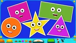 Bud Bud Buddies | The Shapes Song | Learning Shapes | Nursery Rhymes