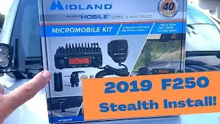 Uncover the Secret to Installing a Stealth Radio in a 2019 F250/F350!