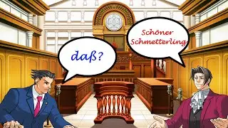 Феникс, Майлз и Майя базарят на немецком, но это Ace Attorney