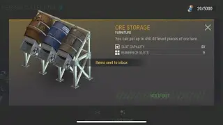 New Ore Storage Last Day on Earth