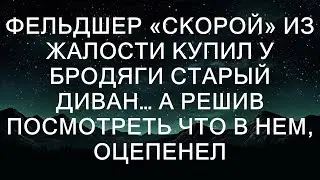 Фельдшер Скорой из жалости купил у бродяги старый диван... А решив посмотреть что в нем, оцепенел
