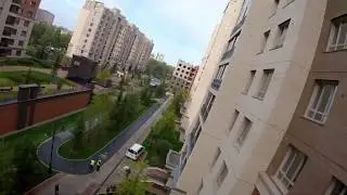 Novosibirsk courtyard FPV tour