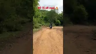 Yamaha MT-15 off-road #yamaha #mt15 #offroad #rider #trip #biker #fun