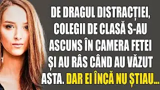 De dragul distracției, colegii de clasă s-au ascuns în camera fetei și au râs când au văzut asta...