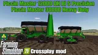 Piccin Master 30000 Heavy Duty / Piccin Master 12000 DH BI S Precision / FS25 crossplay mod