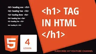 How to use h1,h2,h3,h4,h5,h6 in Hindi || Html 5 Tutorial by techno sunita