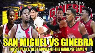 SAN MIGUEL VS GINEBRA SEMIFINALS GAME 4/TOP 10 PLAYZ/BEST MOVEZ OF THE GAME #viralvideo #pbaupdates