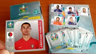 CRISTIANO RONALDO and MORE AWESOME Stickers | Panini Euro 2020 Sticker Album Pearl Edition