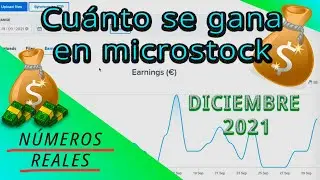 ¿Cuánto se gana con la fotografía de microstock? - Ganancias en microstock Diciembre 2021