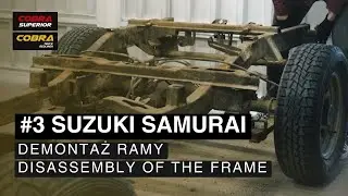 #3 Suzuki Samurai restoration - disassembly of the frame / COBRA Truck Bedliner, COBRA Superior