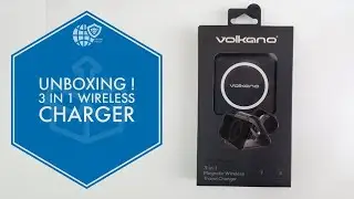 UNBOXING ! 3-in-1 Magnetic Wireless Travel Charger - Volkano Triplex Series