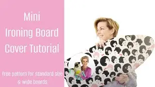Mini ironing board cover tutorial || how to make your own ironing board cover