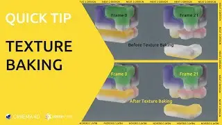 Material Texture Baking in Octane Render Quick Tip Cinema 4D Tutorial