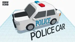 [1DAY_1CAD] POLICE CAR (Tinkercad : Know-how / Style / Education)