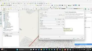 Converting line vector to points along geometry using QGIS