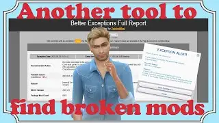 Better Exceptions: Helping you find broken mods | Sims 4