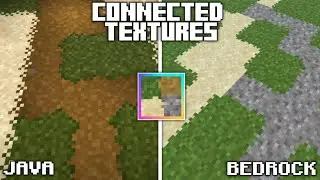 Connected Textures For Minecraft Bedrock! (Grass Blocks Update!)