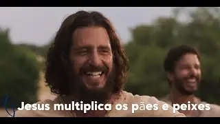 ✨ Jesus multiplica os pães e peixes.