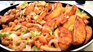 ГОТОВЛЮ ДВА РАЗА В ДЕНЬ И ПРОСЯТ ЕЩЁ! ТУШЁНАЯ КАРТОШКА С МЯСОМ.