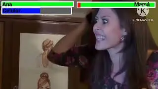 La Rosa Guadalupe Dame ese Celular Fighting Ana & Mamá (2020) With Heathbars