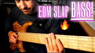 fast EDM SLAP BASS!🌶 #bass #viralvideo #jazz #viralvideos #bassguitar #solo #bassist #beauty #cover