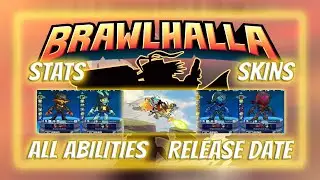 NEW BRAWLHALLA LEGEND: RENO FULL REVEAL | ALL SKINS | ALL ABILITIES | STAT| RELEASE DATE 