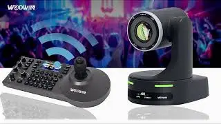 WODWIN 2023 Newest IP PTZ Camera Keyboard 4D Joystick Controller for Live Events Stream WIN-JC20