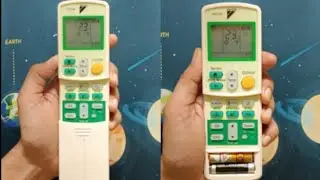 Daikin Ac Remote Battery Change | How to replace Ac Battery | Slider Ac Remote Battery Change