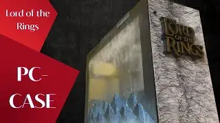 How to build a Lord of the Rings PC-Case // Casemod // Spraypaint
