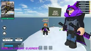 The Very Top of Mount Everest... 🏔️ (Roblox Mount Everest)