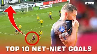 TOP 10 'NET-NIET GOALS' in de Eredivisie 2023 🥵