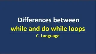 Differences between while and do while loops in C