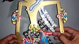 Proses pengecatan wayang sampai selesai